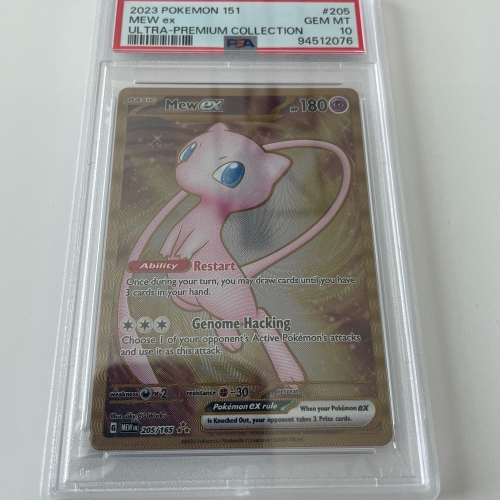 2023 Mew EX Metal Pokémon Card - Grade 10